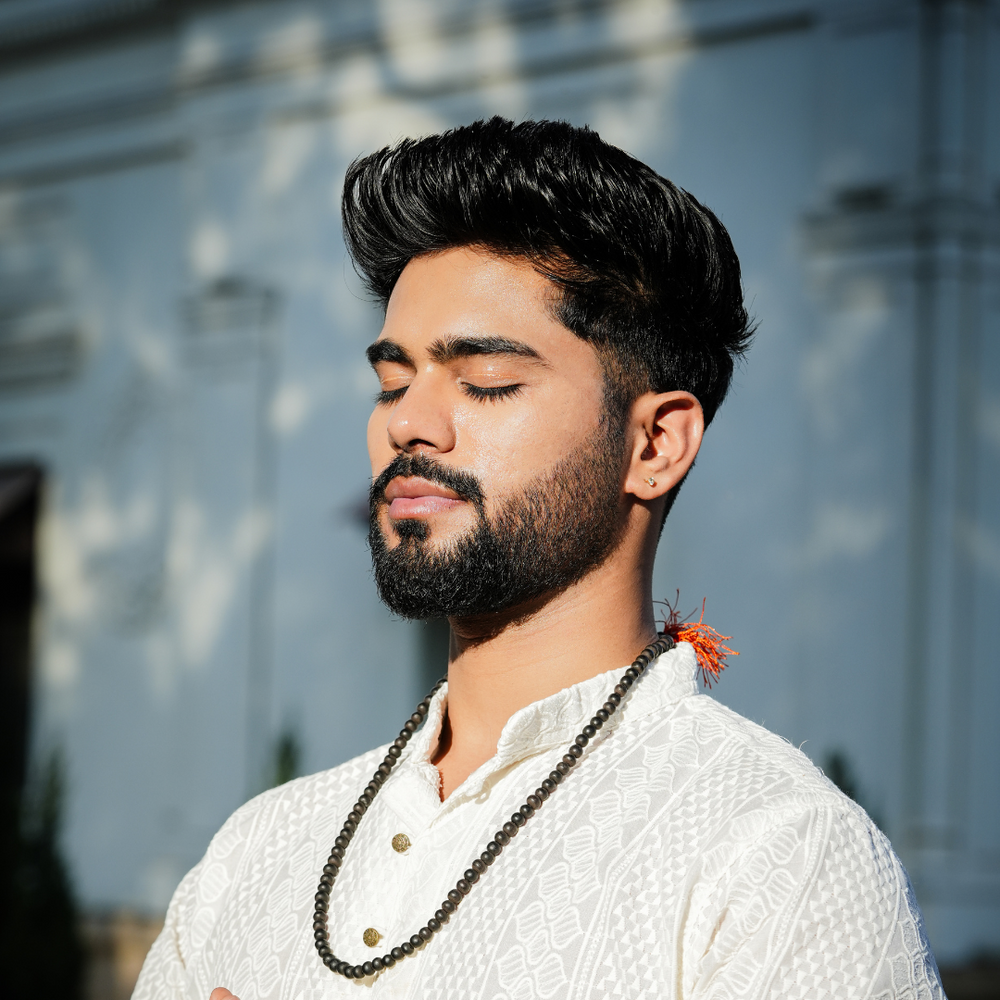 Ebony Karungali Mala & Bracelet Combo – For Inner Strength, Protection & Healing