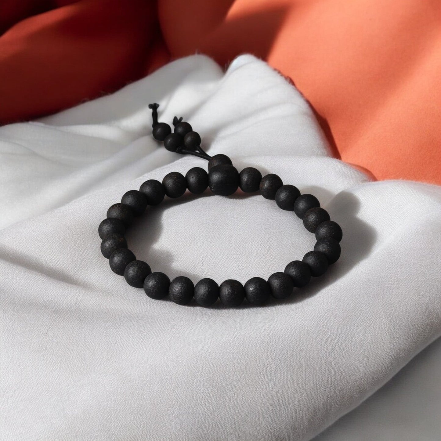 Ebony Karungali Mala & Bracelet Combo – For Inner Strength, Protection & Healing
